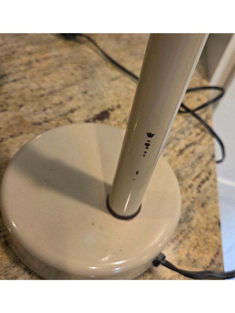 Vintage Portable Gooseneck Desk Lamp Beige Metal Underwriters Laboratories MCM - Picture 4 of 14
